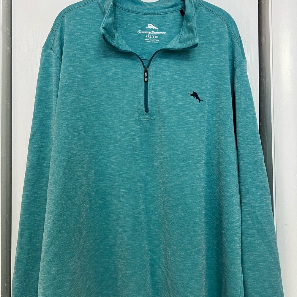 Tommy Bahama Aqua Blue Pullover